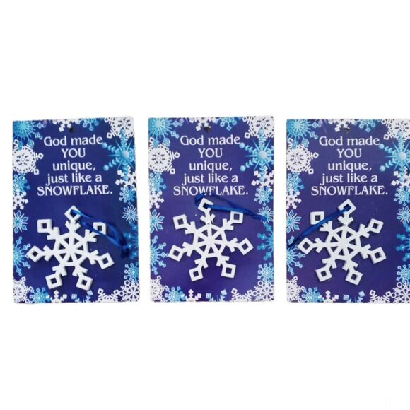 🎄✨ Christian Ornament Lot Snowflakes Candles Star 7 Pc Christian Gifts 🙏🏻🕯️ - Picture 9 of 10